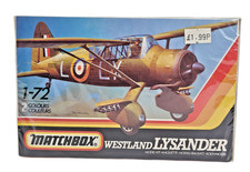 Matchbox PK-7 Westland Lysander 1/72 Scale Vintage WWII Sealed BoX Platic Model