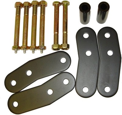 Rugged Ridge|Suspension Leaf Spring Shackle Kit, Rear, 1 Inch Lift, HD|18265.18|