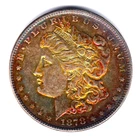 1878 Morgan Dollar 7 over 8 Tails Feathers Strong MS DMPL Obv. PL Rev. 100% Orig
