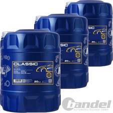 3x20L MANNOL CLASSIC 10W40 MOTORÖL passend für VW 500.00 505.00 MB 229.3 3x20L MANNOL CLASSIC 10W40 MOTORÖL passend für VW 500.00 505.00 MB 229.3