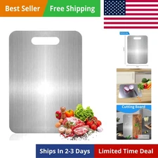 Tivano Titanium Stainless Steel Cutting Board for Kitchen