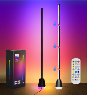 Lámpara de pie de esquina (2 unidades), lámpara de esquina LED RGB inteligente c