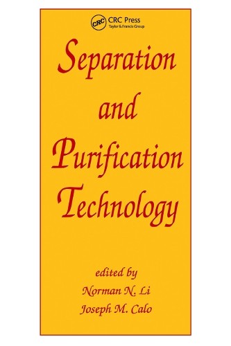 Separation and Purification Technology - 9780367450274
