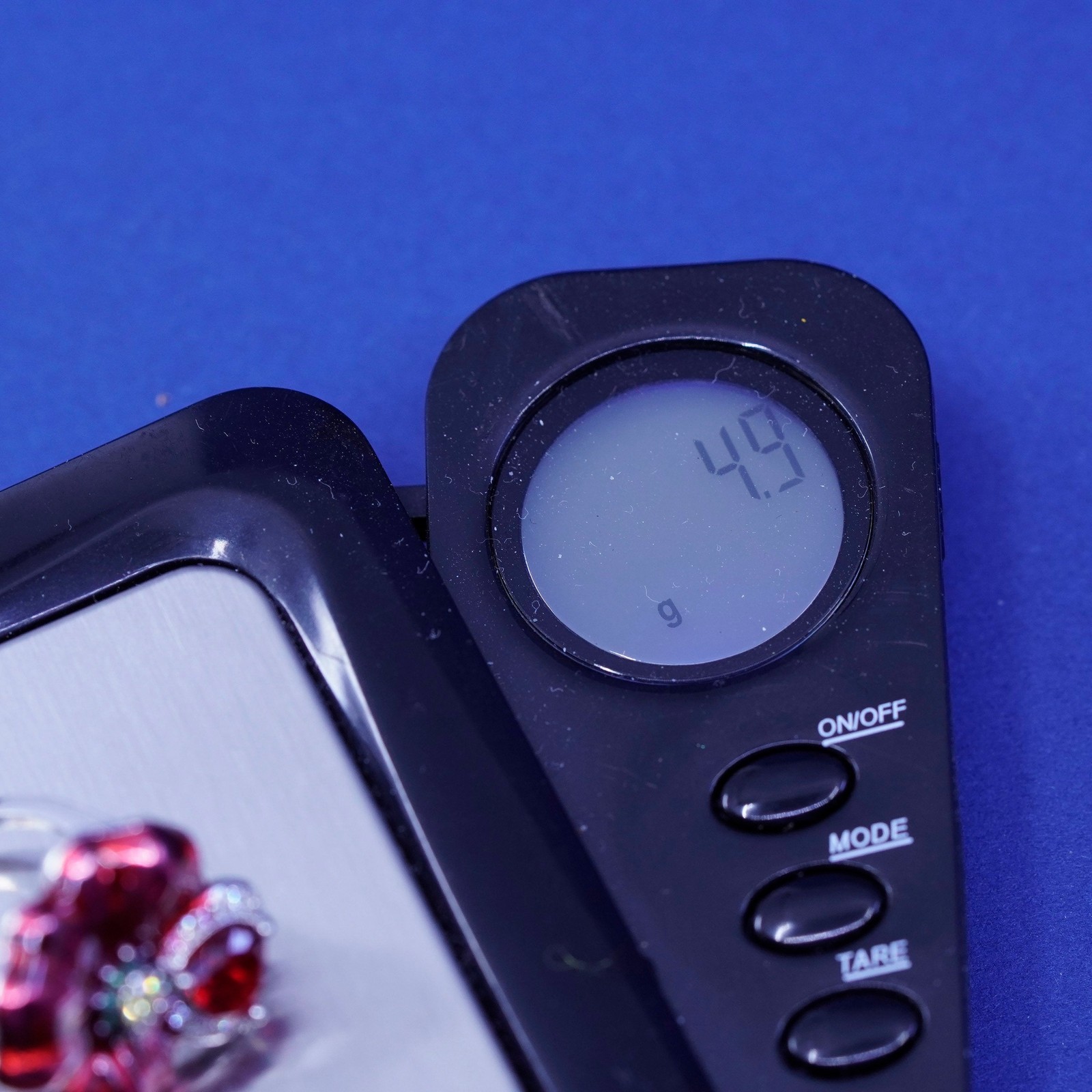 Size 6, Sterling 925 silver ring w/ ruby heart an… - image 9