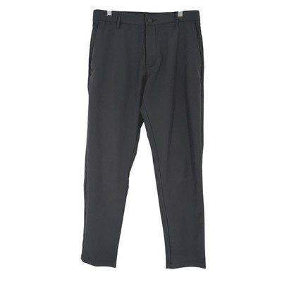 Banana Republic Mens Black Chino Pants Size 32x32 Straight Fit Polyester