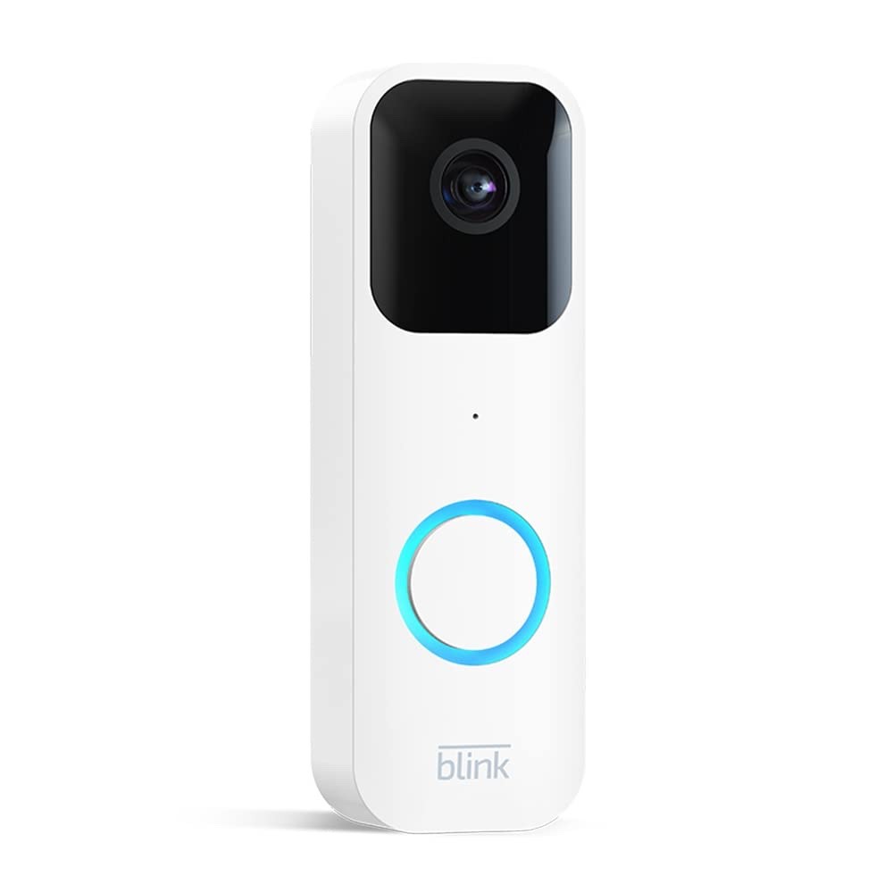 Blink Video Doorbell Full HD 1080p 2-Way Audio White Weather Resistant - NEW