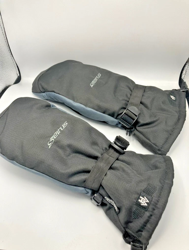 Seirus Skiing Snowboarding XL Mittens / Gloves Black waterproof unisex