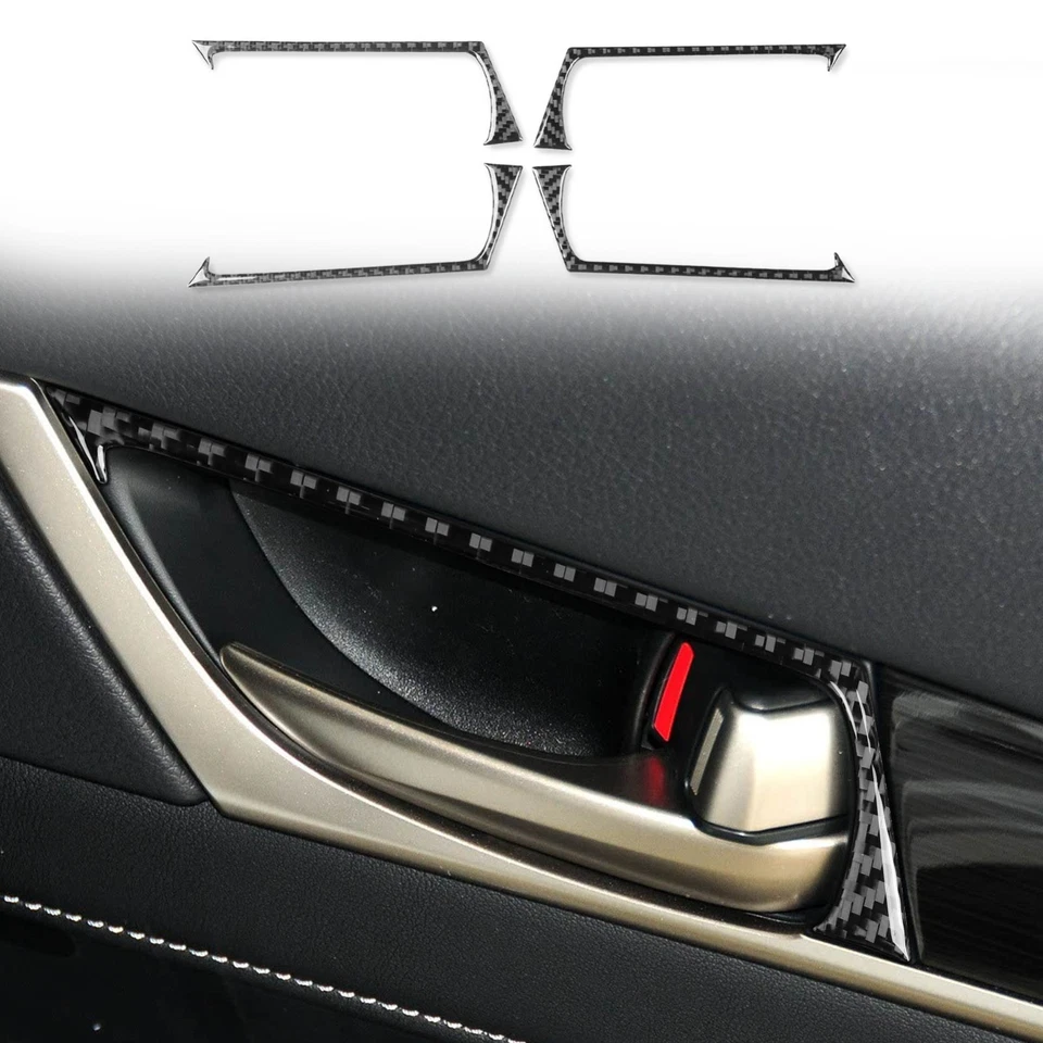 Kits de 28 piezas de fibra de carbono real interior completo moldura de puerta para Lexus GS GS350 2012-20 Foto 3 de 4