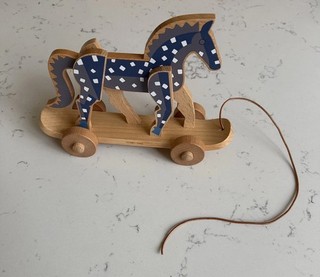 Hermes Epopee pull along horse with rope