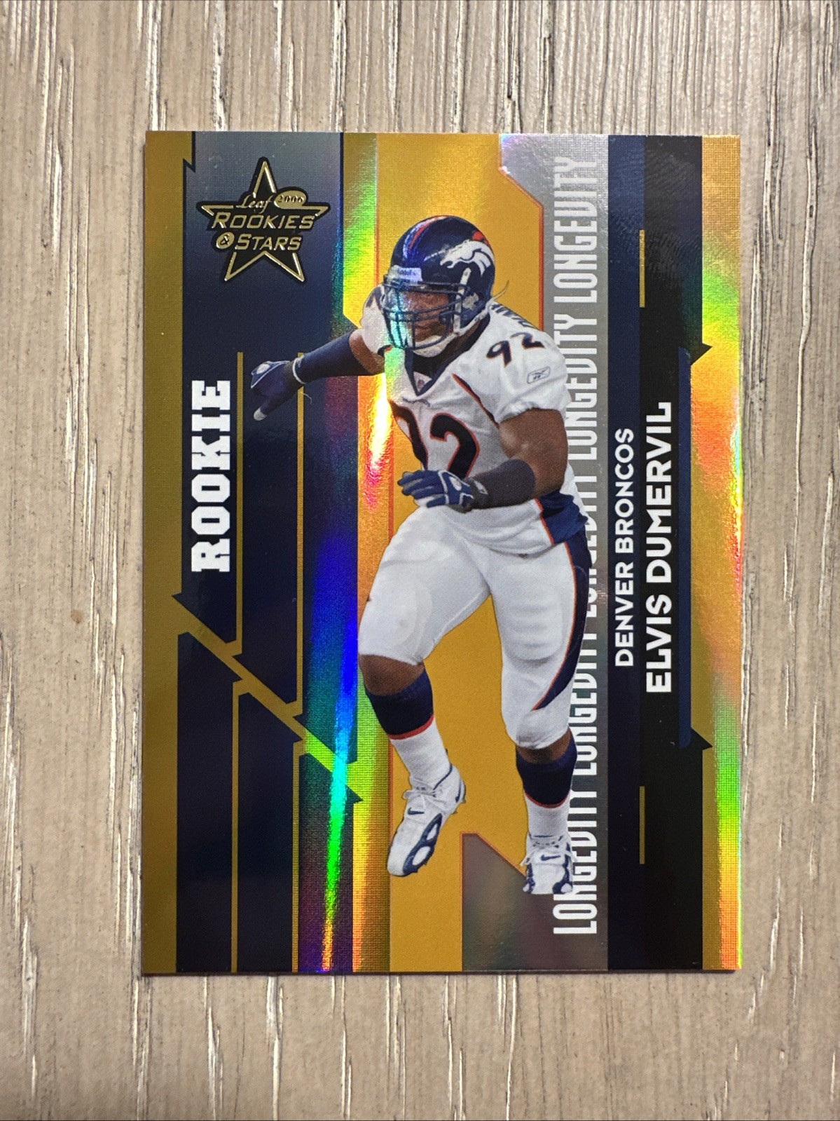 Donruss/Playoff 2006 Leaf Rookies & Stars Longevity Elvis Dumervil RC #136