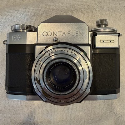 Zeiss Ikon Contaflex 35mm Film Camera Tessar 45mm F/2.8 Germany w