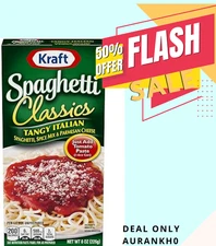 Kraft Spaghetti Classics Tangy Italian Spaghetti, Spices, & Parmesan - 8 oz Box