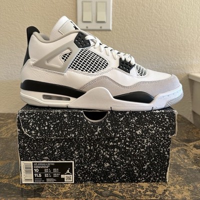 Jordan Air Jordan 4 Retro Military Black White/Black/Neutral Grey DH6927-111
