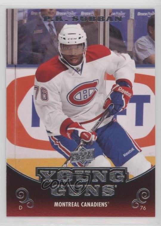 2010-11 Upper Deck Young Guns PK Subban #231 o4e
