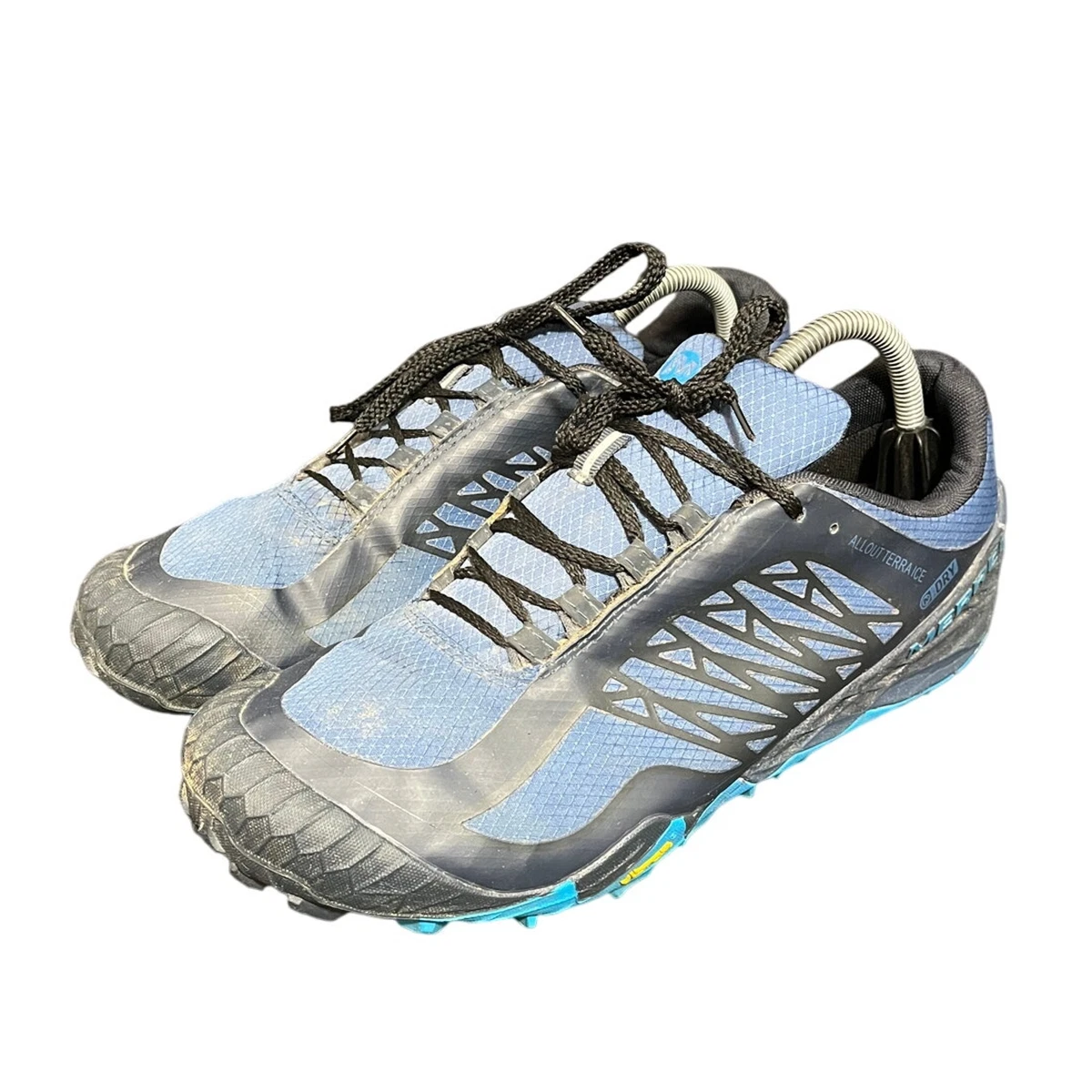 Merrell All Out Terra Bright Blue Running Shoes Vibram Sole Men\'s Size 12 Amazon.com | Merrell Bare Access XTR Sweeper Aqua 7 | Trail  main image 4