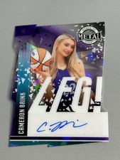 Cameron Brink 2025 Leaf Women Of Sport /4 Purple Crystal LFG Auto CB1 Sparks