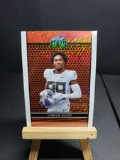 Jurrion Dickey 2024 Leaf Metal Football Red Shimmer 5/10 SSP