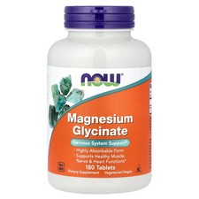 Magnesium Glycinate, 180 Tablets (100 mg per ...
