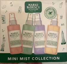 4pc Mario Badescu Mini Mist Collection Skin Care Face Spray New In Box
