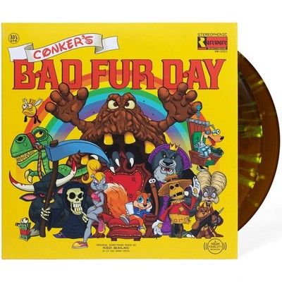 Conker's Bad Fur Day 2xLP Vinyl Soundtack