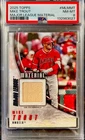 Mike Trout 2025 Topps Major League Material Game-Used PSA 8