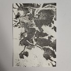 Abstract Art Postcard - Signed by RJ Unposted Divided Back Original Paper — photo 3