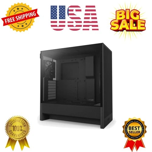 H5 Flow 2024 - Compact ATX Mid-Tower PC Gaming Case - High Airflow - 2 x 120m...