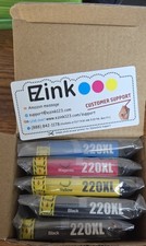 5PK T220XL 220XL Ink For Epson XP-420 XP-424 XP-320 WF2630 WF2660 WF2760 printer