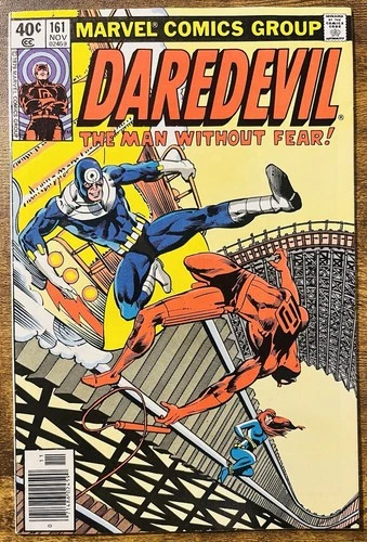 DAREDEVIL 161 ICONIC FRANK MILLER COVER FEATURING BULLSEYE MARVEL 1979 VINTAGE￼
