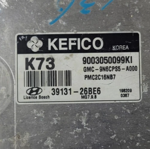 2009 Hyundai Accent 39131-26BE6 1,6 л модуль управления двигателем ECM - Изображение 3 из 3