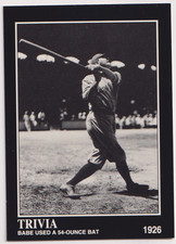 1992 Megacards Babe Ruth Collection #103 Babe Ruth New York Yankees HOF