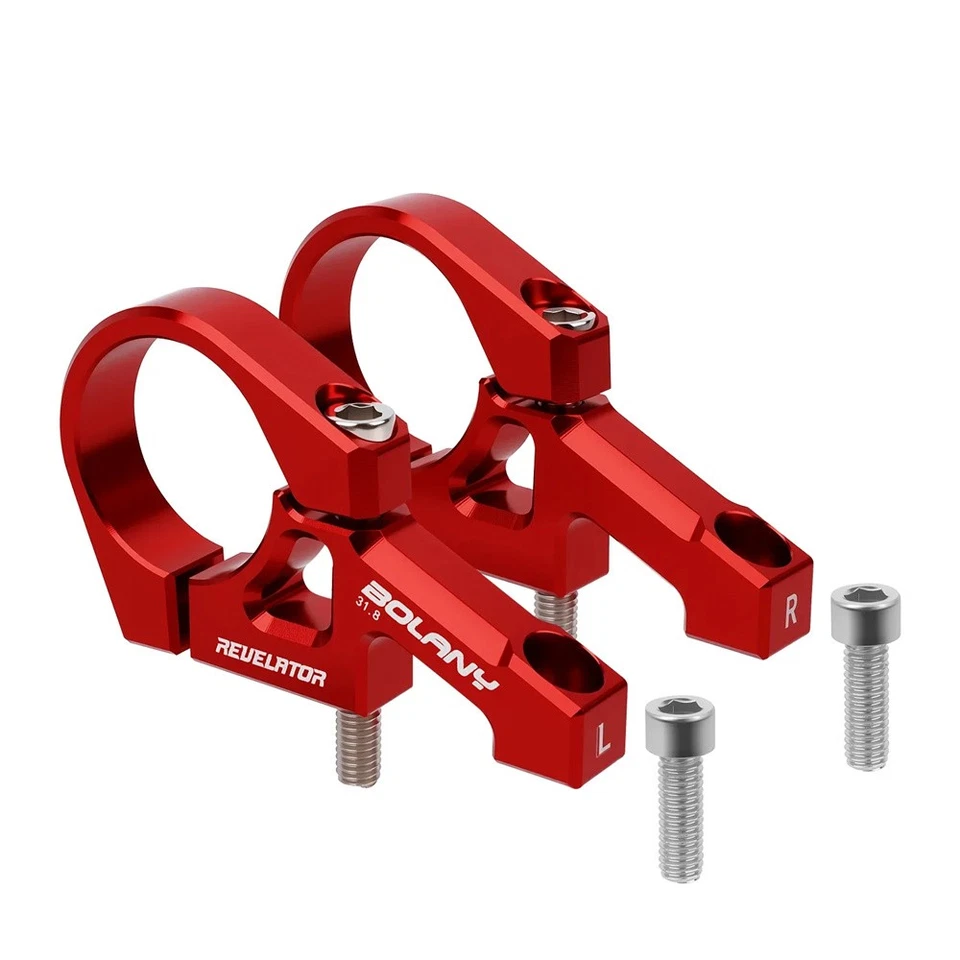 1 juego de abrazaderas de manillar de vástago de bicicleta para manillar de 31,8 mm abrazadera de manillar ↑ Foto 3 de 4