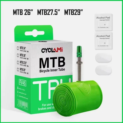 Ultraleichter Mountainbike-Schlauch MTB 26 27,5 29 Zoll Fahrrad-TPU-Reifen 45 mm