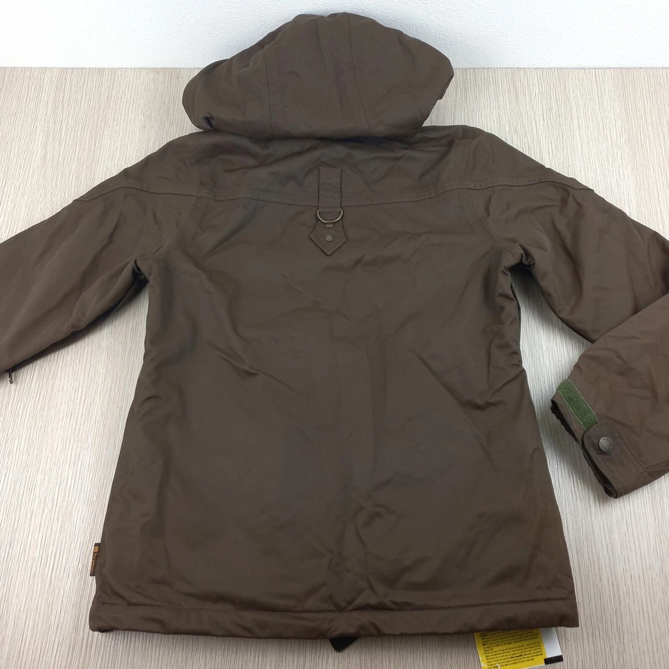 Burton Snow Jacket Women's Size XS Weather Proof Military Styling Zip Clip Vents - image 4 of 4