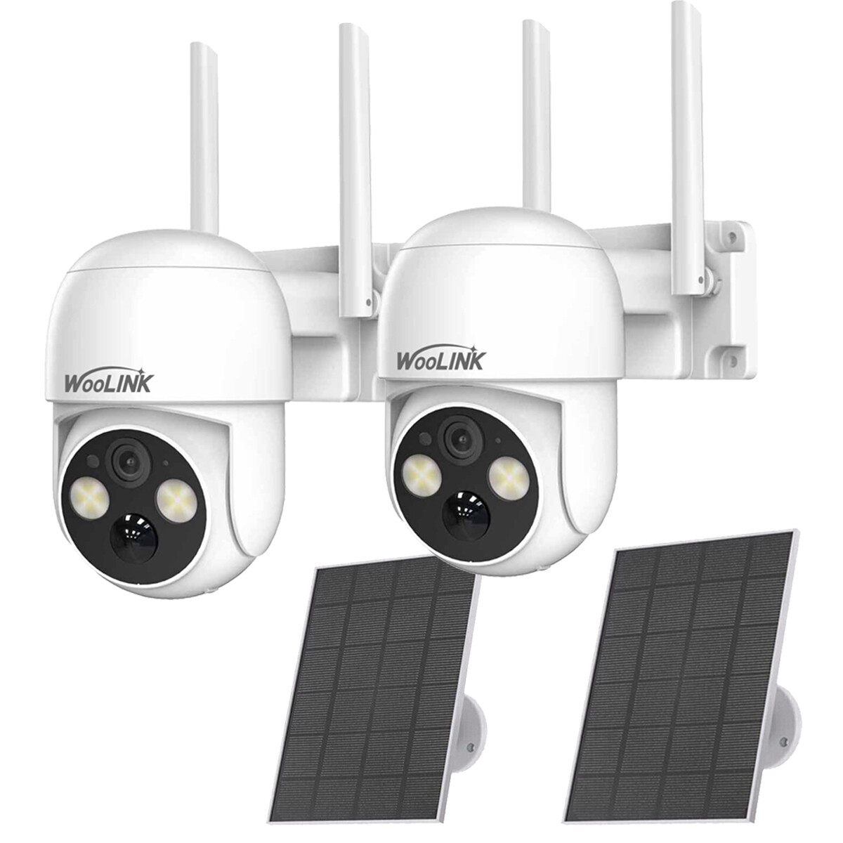 4MP WiFi Solar Camera Wireless Outdoor 2K Solar Battery Secu