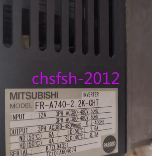 1 PCS Mitsubishi FR-A740-2.2K-CHT driver frequency converter In good condition - Picture 3 of 3