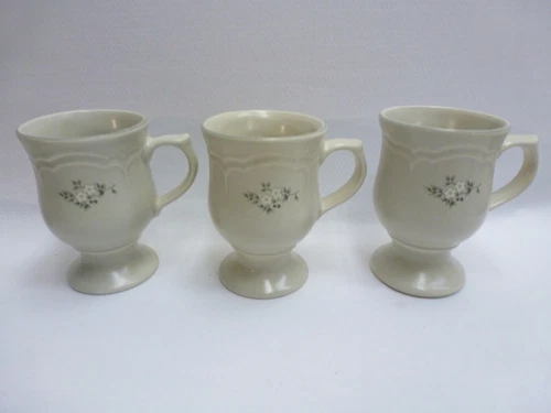 Pfaltzgraff Heirloom Pedestal Mugs - Set of 3