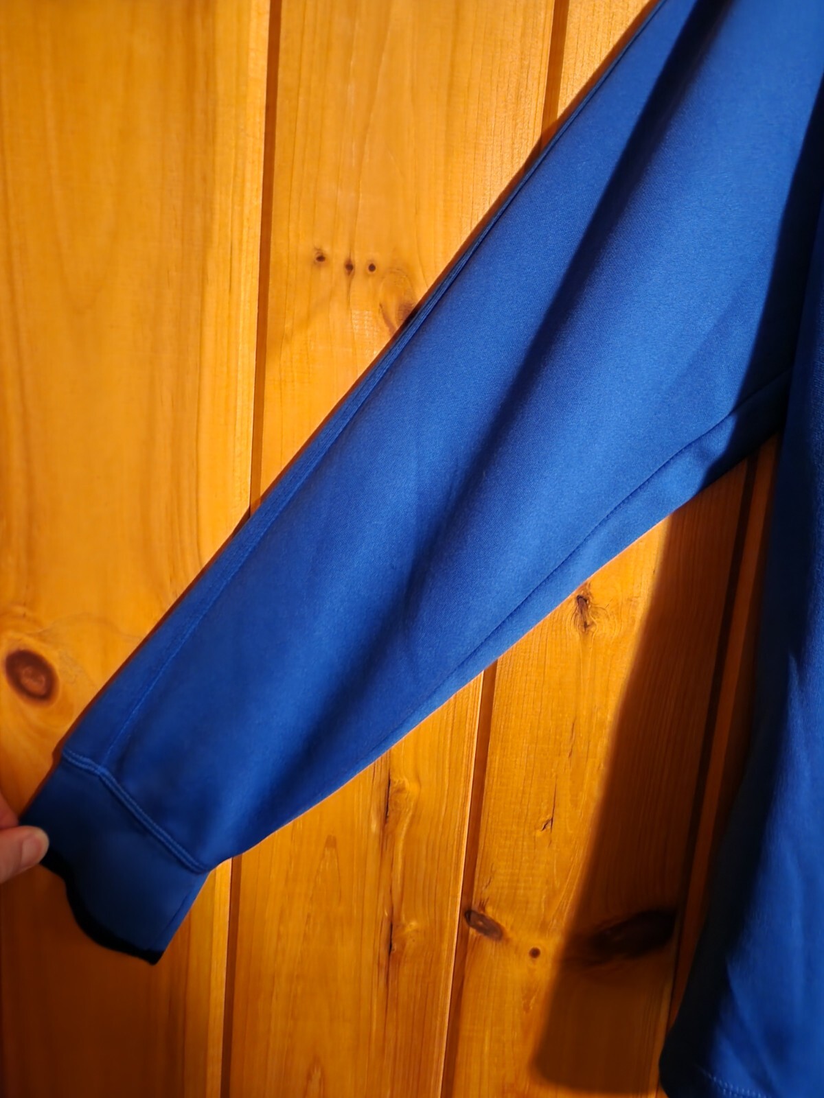 Nike Golf Dri-Fit 1/4 Zip Pullover Men's L Blue Long Sleeve- Shirt - Active Wear thumbnail 6