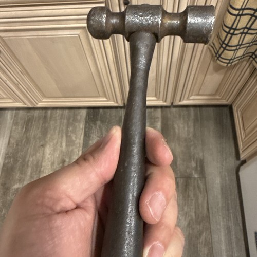 All Metal Rare 11" Ball Peen Hammer Machinist Jeweler Vintage 25 ounce Unbranded - Picture 7 of 15