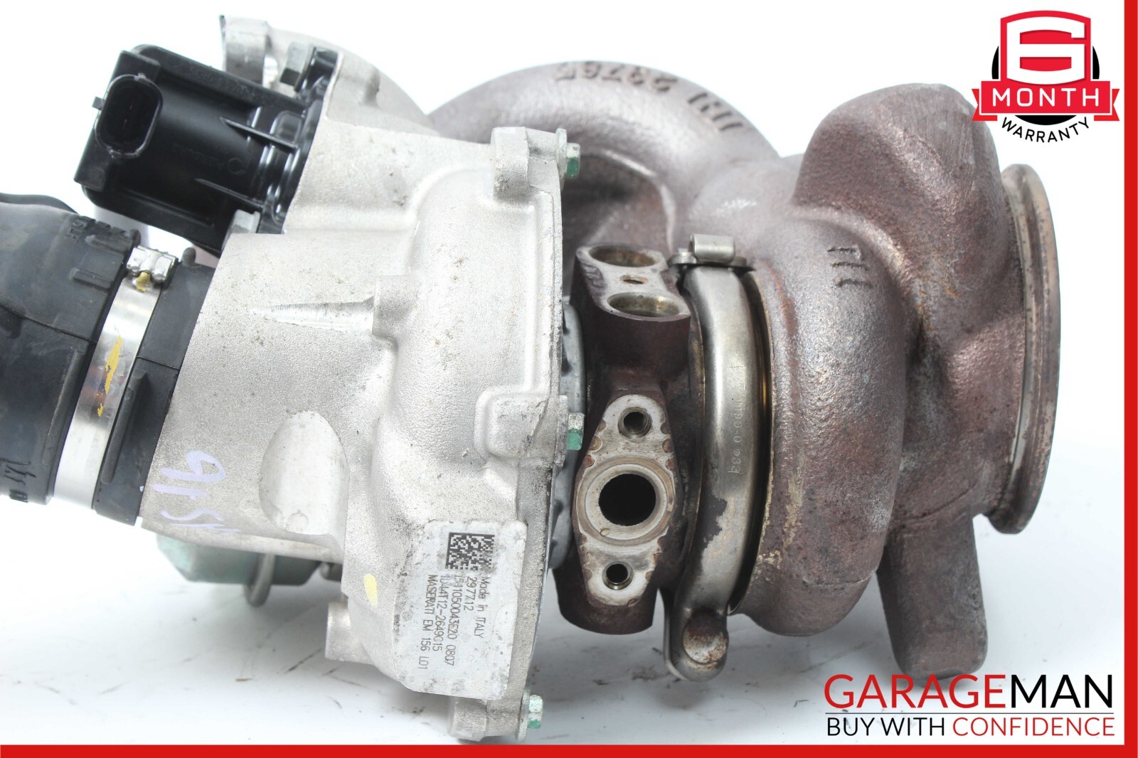14-17 Maserati Ghibli M157 Front Left Driver SideTurbocharger Turbo Assembly OEM