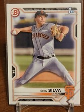 ERIC SILVA 2021 Bowman Draft TOP PROSPECT RC Rookie BD-162 GIANTS