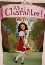 New Child's Red Riding Hood velvet hooded cape and dress costume Size 4