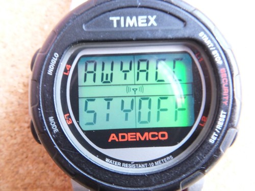 1990`s TIMEX Ademco Indiglo Chronograph Alarm watch. Fully Working - Picture 11 of 11