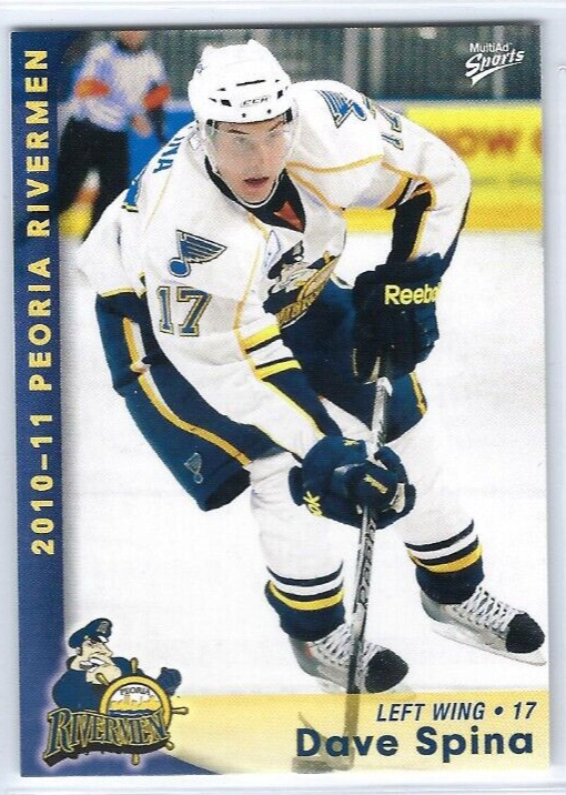 2010-11 Peoria Rivermen (AHL) Dave Spina | eBay