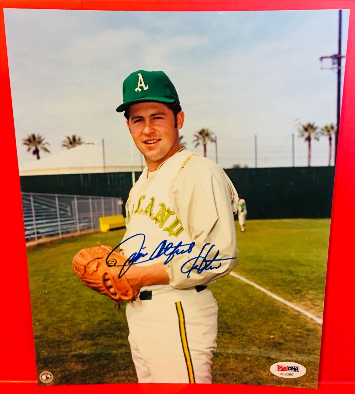 Jim Catfish Hunter Autographed Memorabilia Signed Photo, Jersey