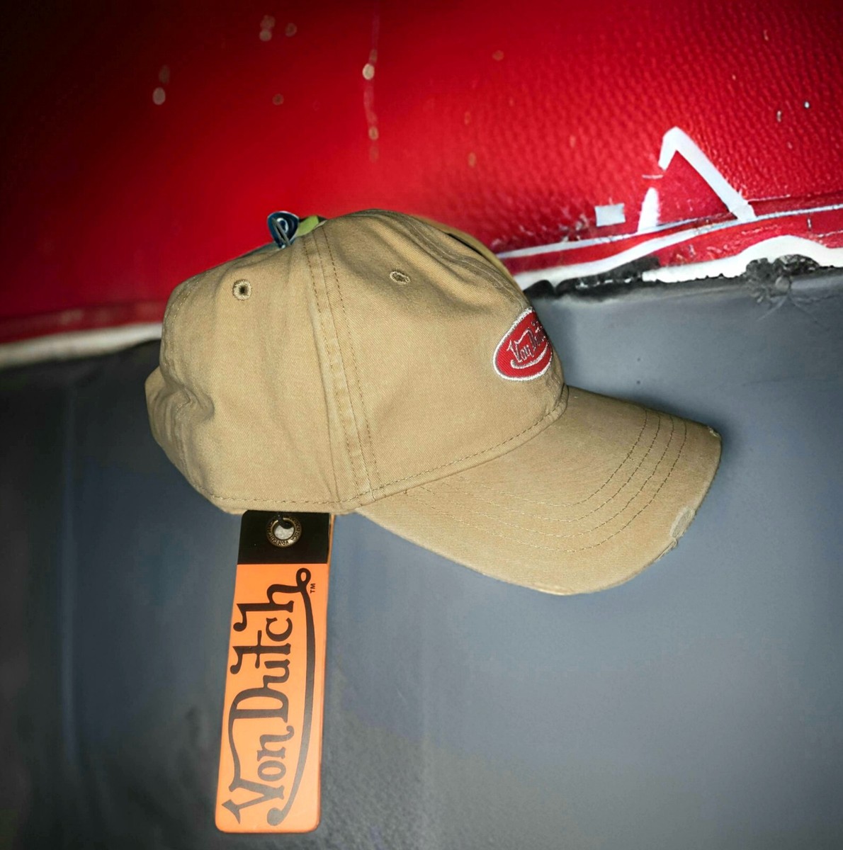 DISTRESSED VON DUTCH DAD HAT Khaki | eBay display picture 1