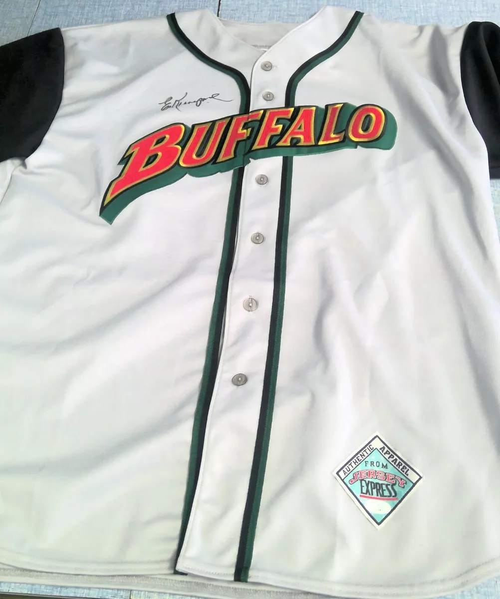 Ed Kranepool Autographed Buffalo Bisons Official Jersey Express Mets JSA  Cert