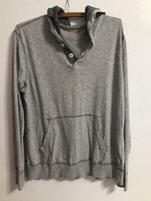 American Eagle Woman's Hoodie Gray Long Sleeve Lightweight Size M Streetwear