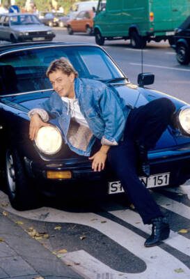 Den Harrow Italian pop star 1987 in Munich Germany OLD MUSIC PHOTO 5
