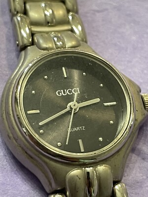 Vintage Gucci Women's Quartz Stainless Steel Watch Works Great with New  Battery